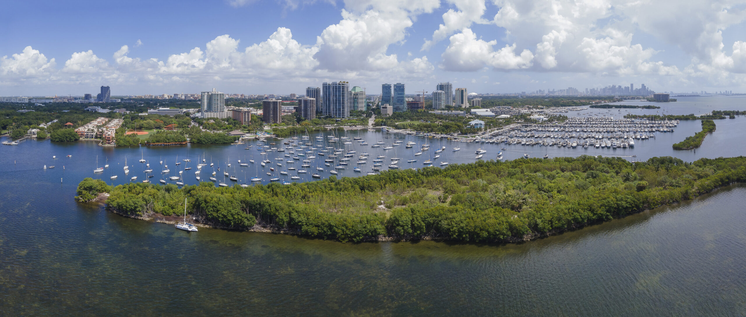 Coconut Grove waterfront, Miami